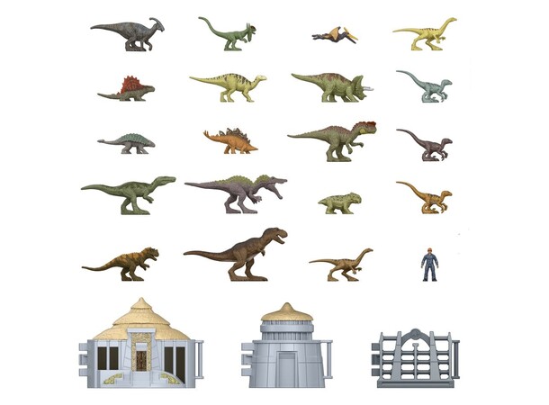 Jurassic Park Minis Julekalender Advent Calendar Island Visitor 