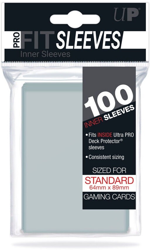 Innersleeves Pro-Fit Klar x100 64x89 Ultra-Pro Kortskydd/DeckProtect