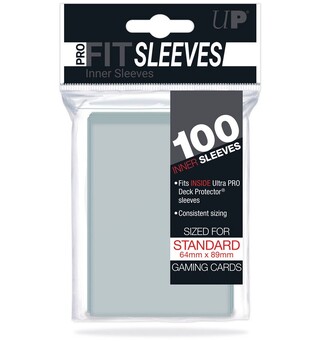 Innersleeves Pro-Fit Klar x100 64x89 Ultra-Pro Kortskydd/DeckProtect