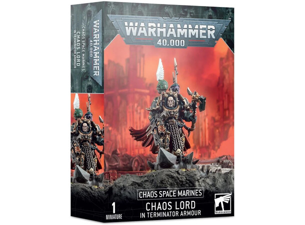 Chaos Space Marines Chaos Lord Terminato Warhammer 40K - In Terminator Armour 