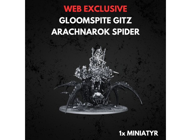 Gloomspite Gitz Arachnarok Spider Warhammer Age of Sigmar 