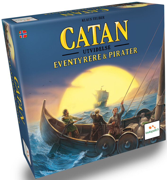 Catan Eventyrere & Pirater NORSK 2-4 spillere utvidelse