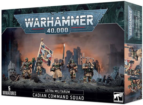 Astra Militarum Cadian Command Squad Warhammer 40K 