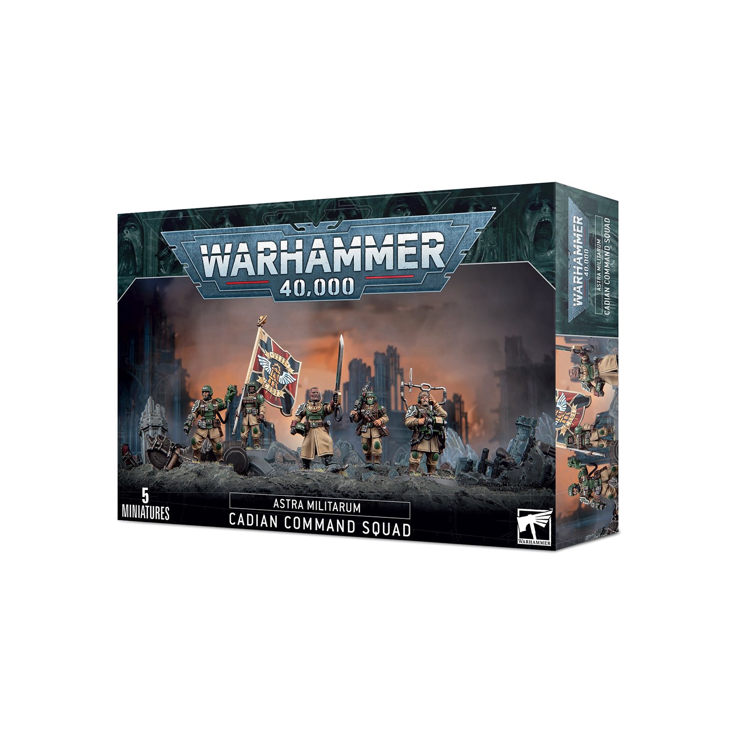 Astra Militarum Cadian Command Squad Warhammer 40K