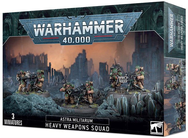 Astra Militarum Cadian Heavy Weapon Squa Warhammer 40K Squad 