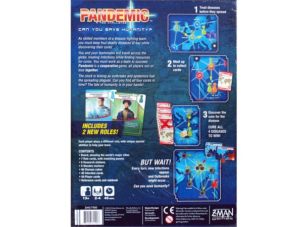Pandemic Brettspill Norsk utgave 