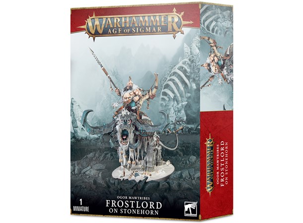 Ogor Mawtribes Frostlord on Stonehorn Warhammer Age of Sigmar 