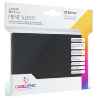 Sleeves Prime Svart x100 stk 66x91 Gamegenic Kortbeskytter/DeckProtect