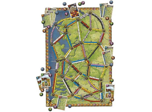 Ticket to Ride Map Coll 4 Nederland Map Collection 4 