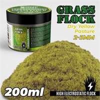 Static Grass Dry Yellow 2-3mm 200ml Green Stuff World