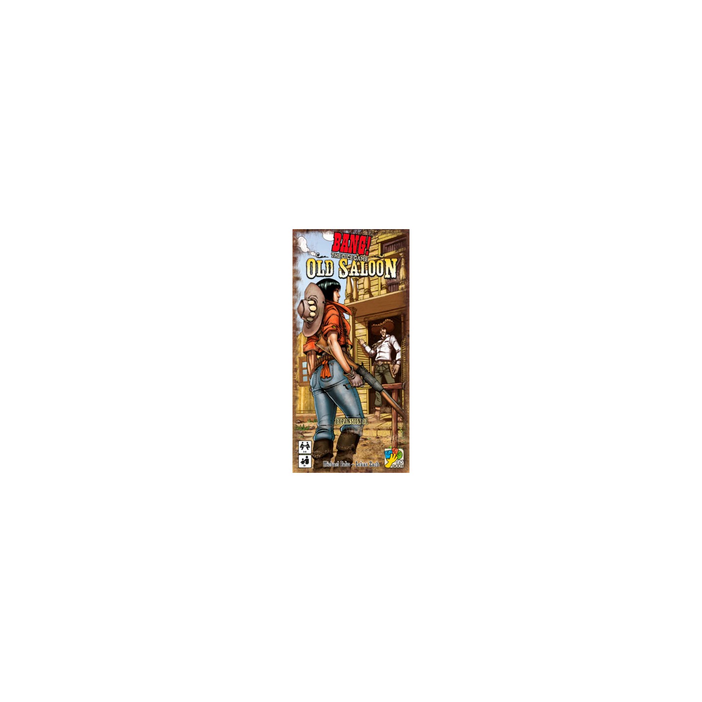 Bang Dice Game Old Saloon Expansion Expansion till Bang! Dice Game