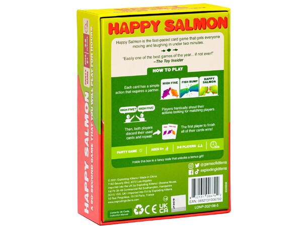Happy Salmon Kortspel 