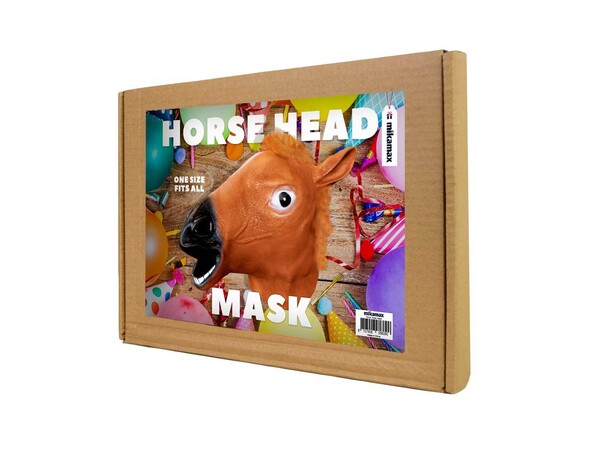 Hästhuvudmask Gör din fest/vardag lite roligare! 