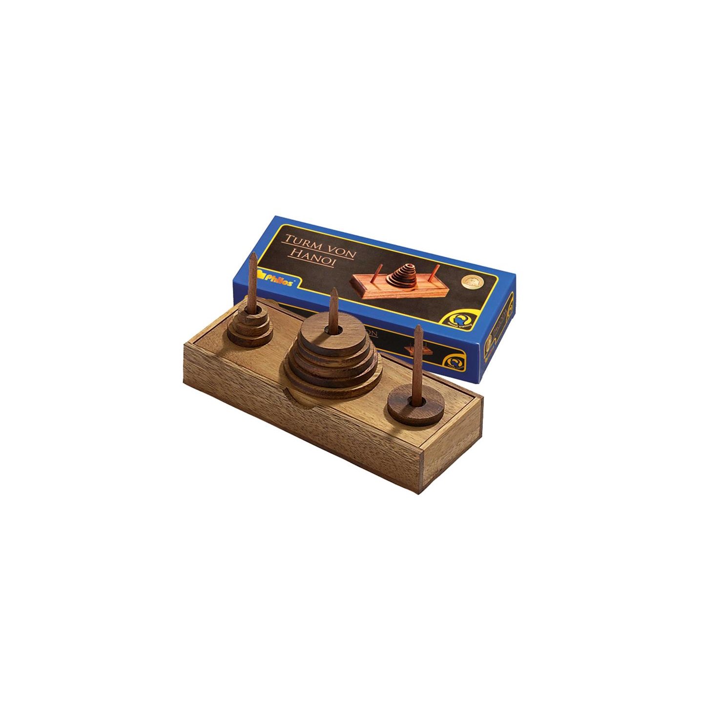 Hanoi Pagoda Brädspel Rolig Hjärngympa för 1 person!