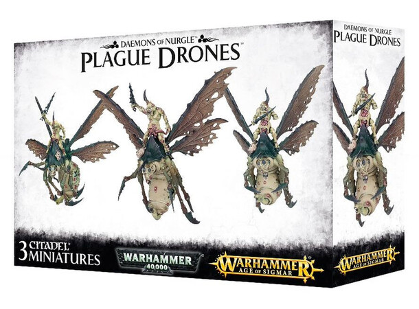 Daemons of Nurgle Plague Drones Warhammer 40K / Age of Sigmar 