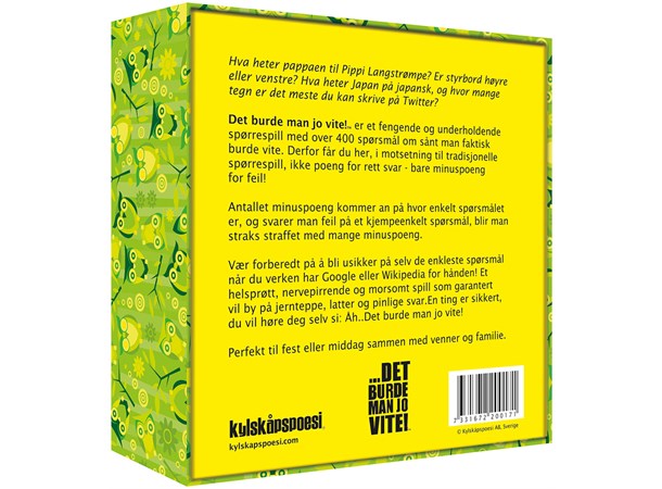 Det burde man jo vite Kortspill 