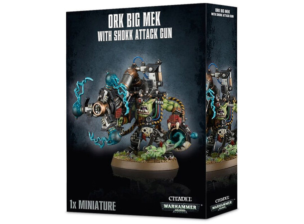 Ork Big Mek With Shokk Attack Gun Warhammer 40K 