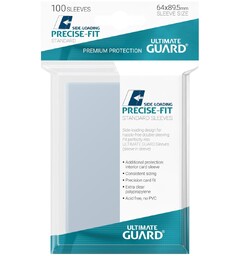 Precise-Fit Side-Loading Clear 64x89 Ultimate Guard Innersleeves