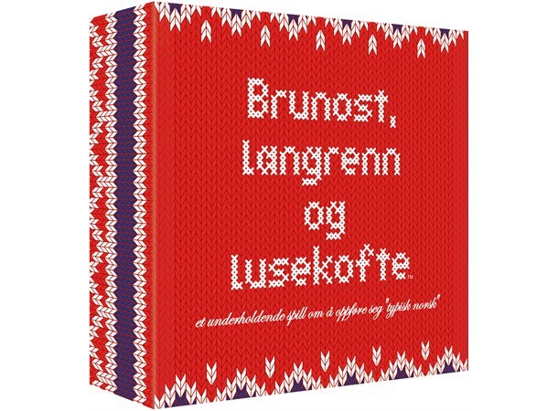 Brunost langrenn og lusekofte Kortspill Oppfører du deg "Typisk norsk"? 