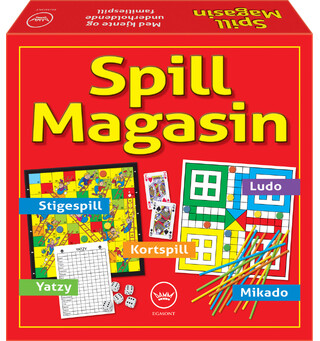 Spillmagasin Brettspill Yatzy, Ludo, Stigespill, Ludo, Kortspill