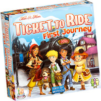 Ticket to Ride First Journey Brädspel Svensk utgåva - Europakarta