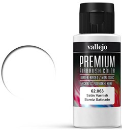 Vallejo Premium Varnish Satin 60ml Premium Airbrush Color - Klarlakk