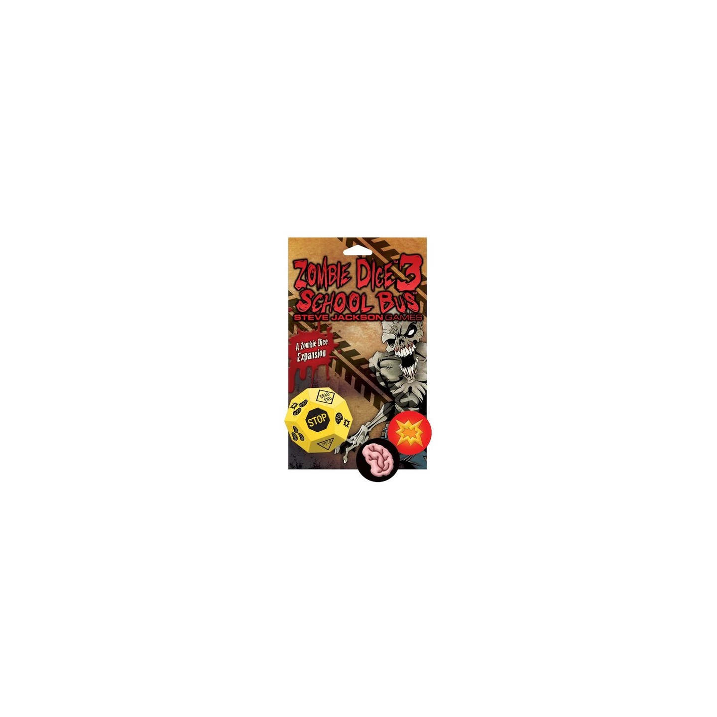Zombie Dice 3 School Bus Exp Expansion till Zombie Dice Tärningsspel
