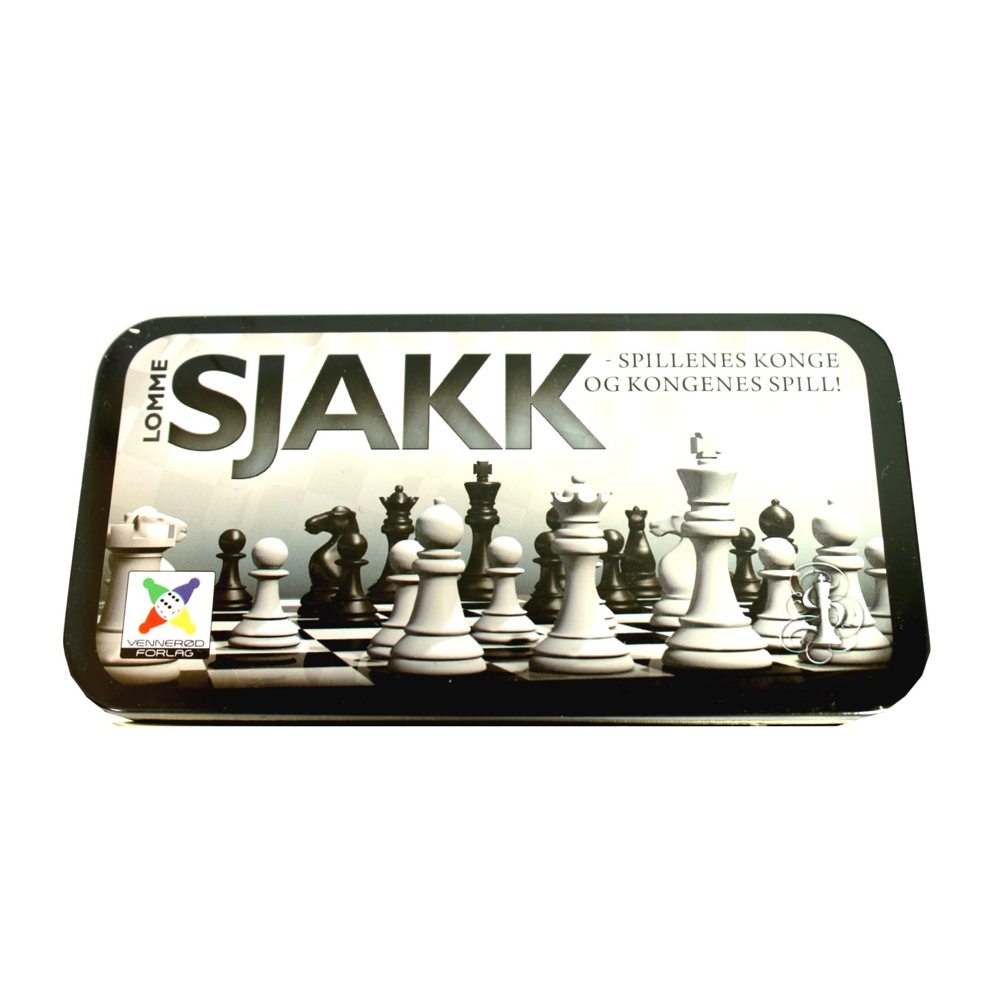 Schack m/Magnetiska pjäser 12x12cm Reseschack - kungshöjd 3 cm
