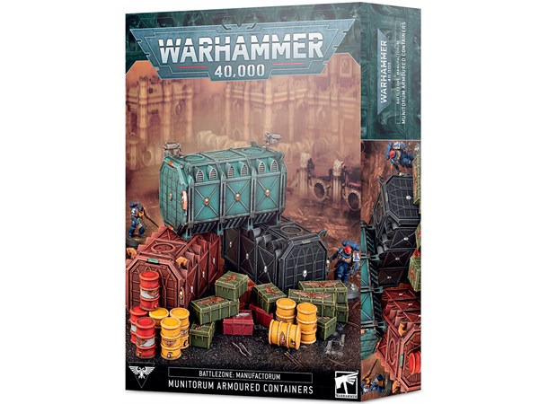 Battlezone Manufactorum Containers Warhammer 40K - Munitorum Armoured 