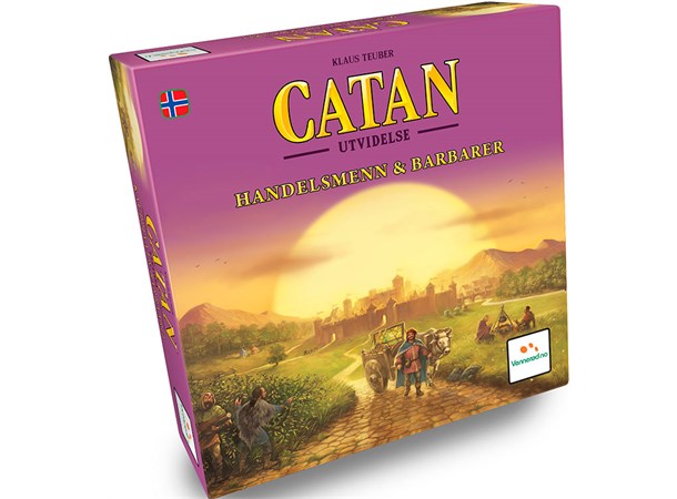 Catan Handelsmenn & Barbarer Norsk 2-4 spillere utvidelse 