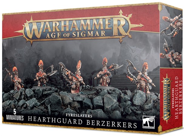 Fyreslayers Hearthguard Berzerkers Warhammer Age of Sigmar