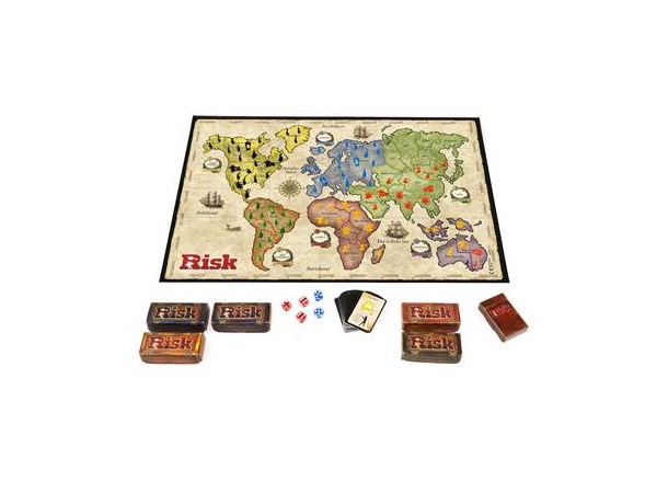 RISK Brettspill Norsk Klassisk strategispill Med oppdragskort 