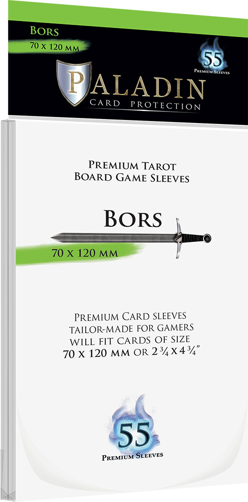 Brädspel Kortskydd 55 st 70x120 Paladin Bors Tarot