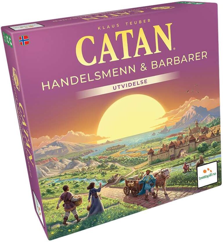 Catan Handelsmenn & Barbarer NORSK 2-4 spillere utvidelse