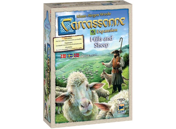 Carcassonne 9 Hills and Sheep Expansion Expansion till Carcassonne 