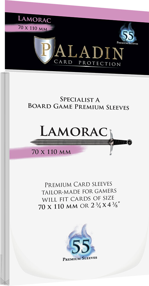 Brädspel Kortskydd 55 st 70x110 Paladin Lamorac Specialist A
