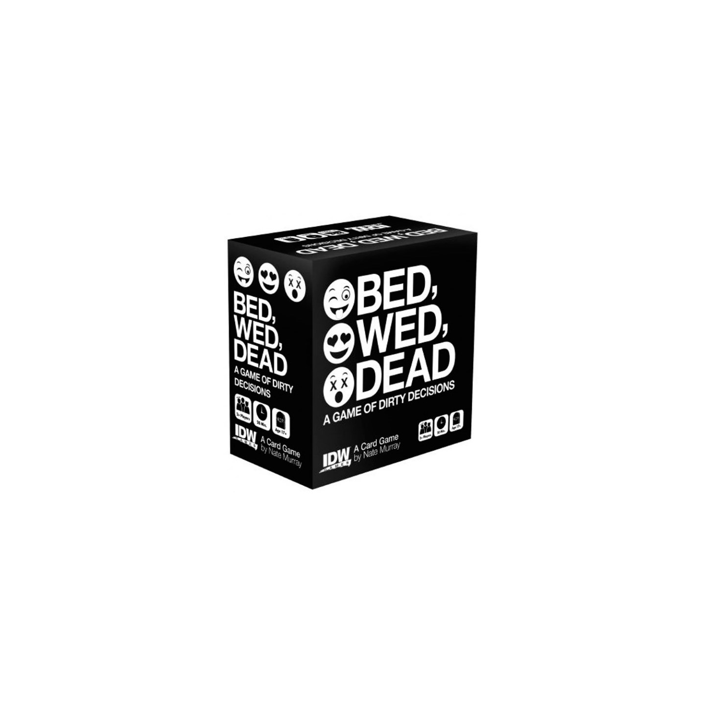 Bed Wed Dead Kortspel Partyspelet med smutsiga beslut