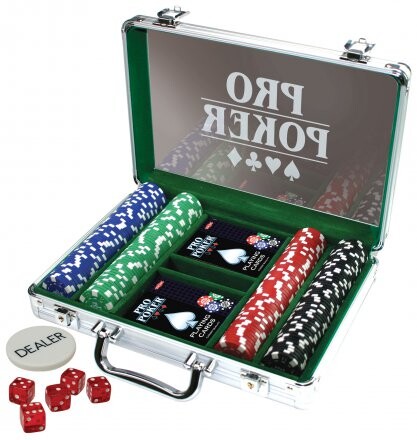Pro Poker Pokerset med 200 marker