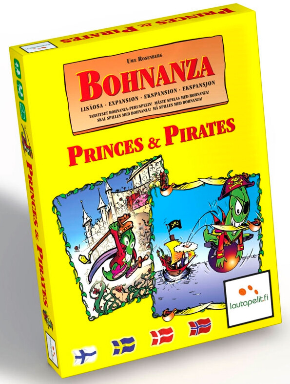 Bohnanza Princes and Pirates Kortspel Svensk utgåva