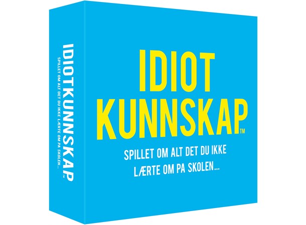 Idiotkunnskap Brettspill Spillet om alt du ikke lærte på skolen 