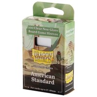 Brädspel Kortskydd 100 st 57x89 American Standard