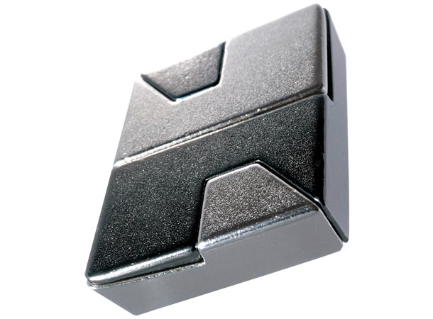 Cast Puzzle 1/6 Diamond metall Vanskelighetsgrad 1/6 Hjernetrim 