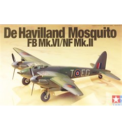 De Havilland Mosquito FB Mk.VI/NF Mk.II Tamiya 1:72 Byggsats