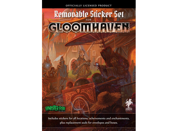Gloomhaven Removable Sticker Set Second Edition 