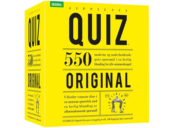 Jippijaja Quiz Original Kortspill 