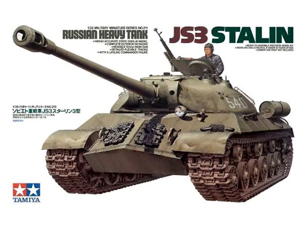 Russian Heavy Tank JS3 Stalin Tamiya 1:35 Byggsats 