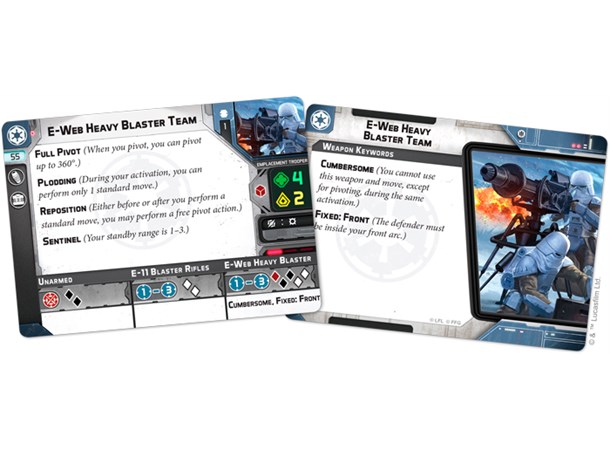Star Wars Legion E-Web Blaster Team Exp Expansion till Star Wars Legion 
