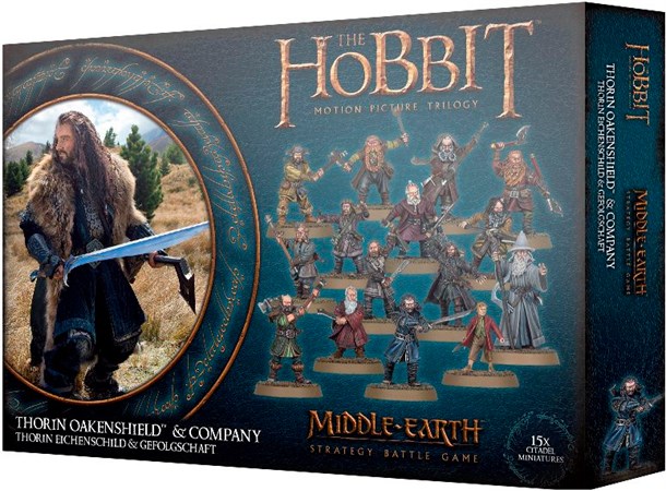 Thorin Oakenshield and Company Middle-Earth Strategy Battle Game 