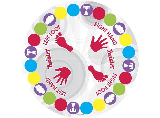 Twister Aktivitetsspill Brettspill Ny utgave! 