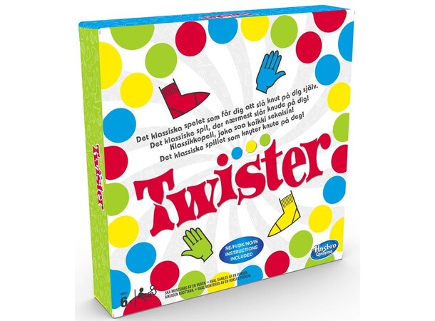 Twister Aktivitetsspill Brädspel Svensk utgåva